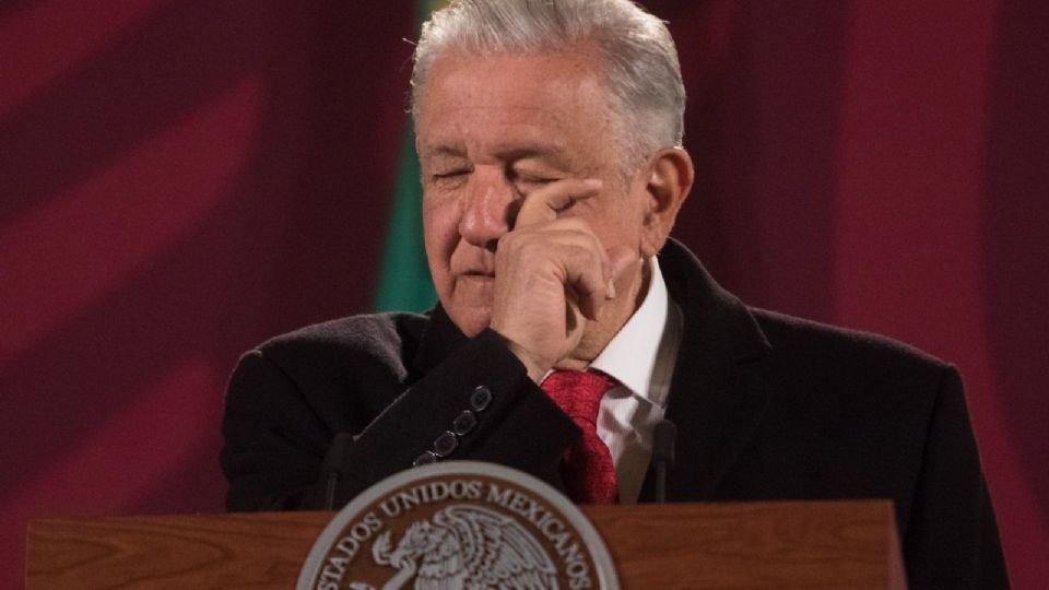 El presidente llorón