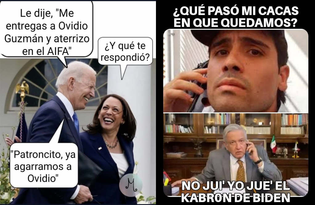 Biden, AMLO y Ovidio