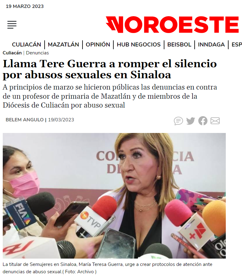 Cinismo de Tere Guerra