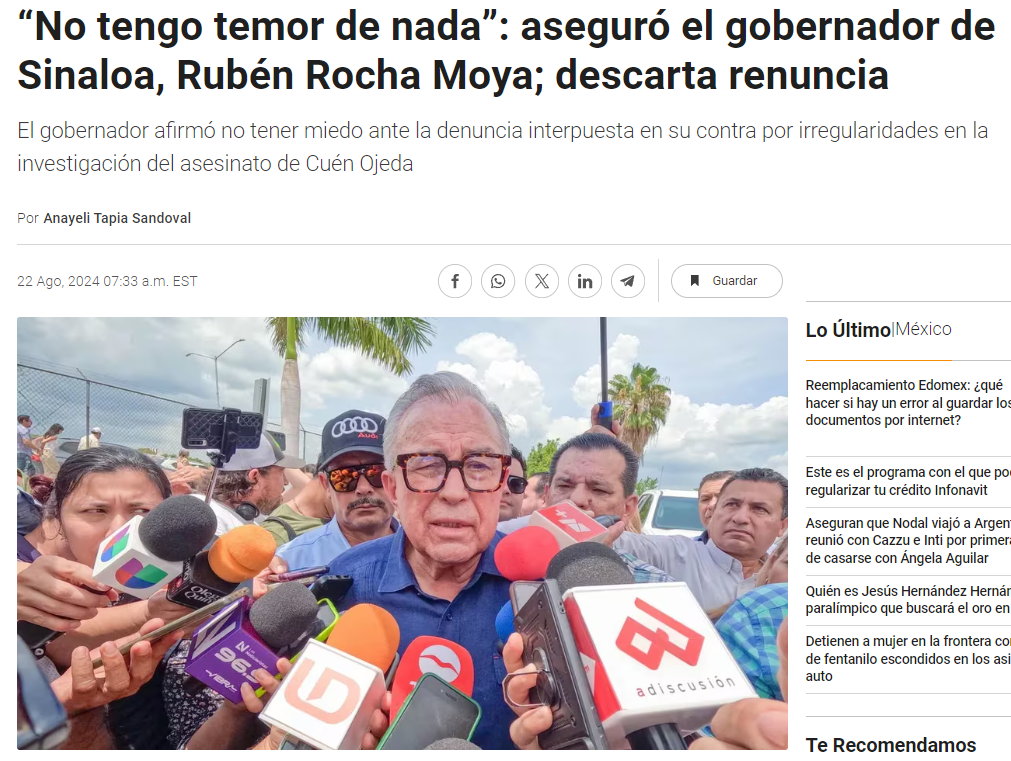 El cínico gobernador