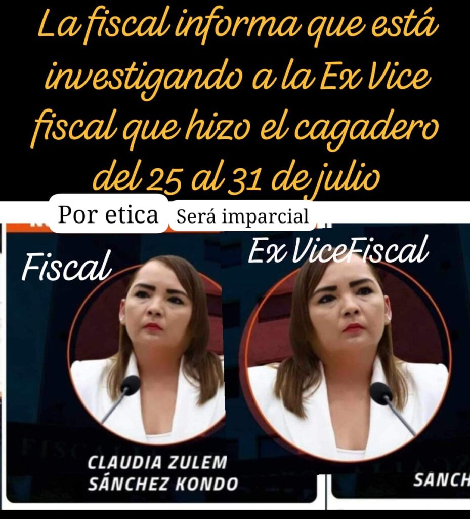 Una fiscal delincuente