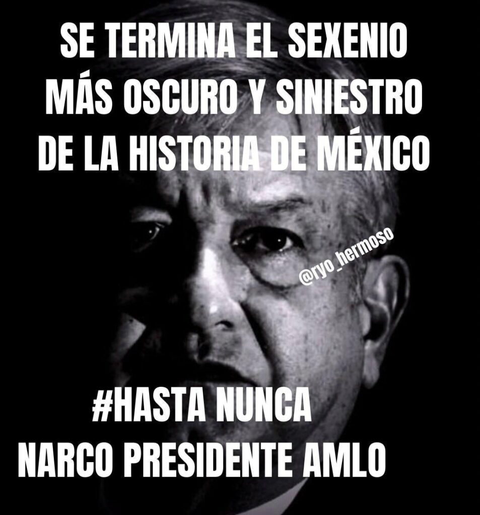 Adiós, narco presidente