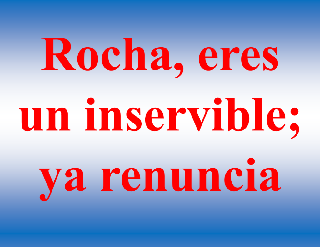 Rocha un inservible