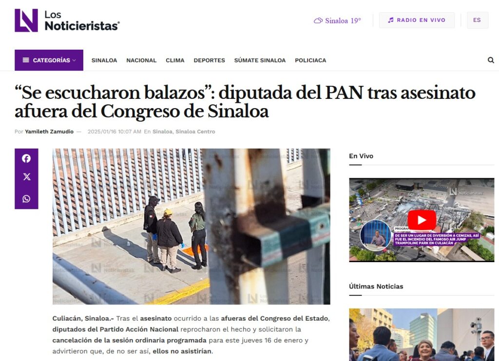 Asesinato en el Congreso